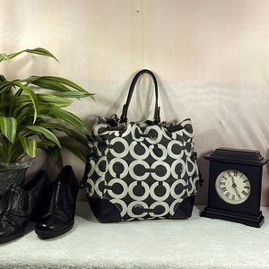 COACH Signature Peyton Fabric Shoulder